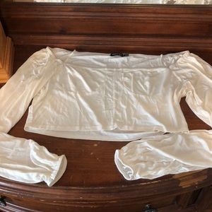 Nasty Gal Square Neck Crop Top